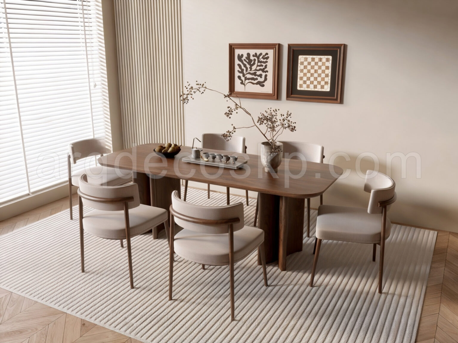 Download Dining Room Model For SketchUp Arqdecoskp Download dining room model for sketchup arqdecoskp